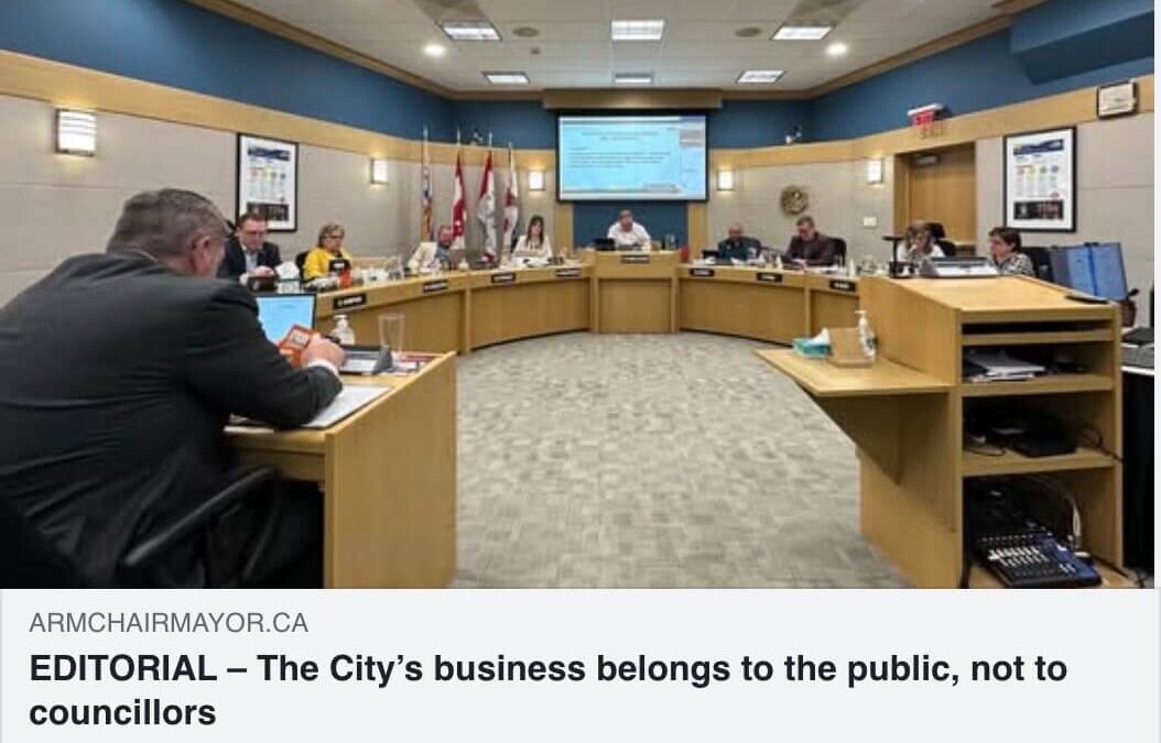 City’s Business Belongs To The Public