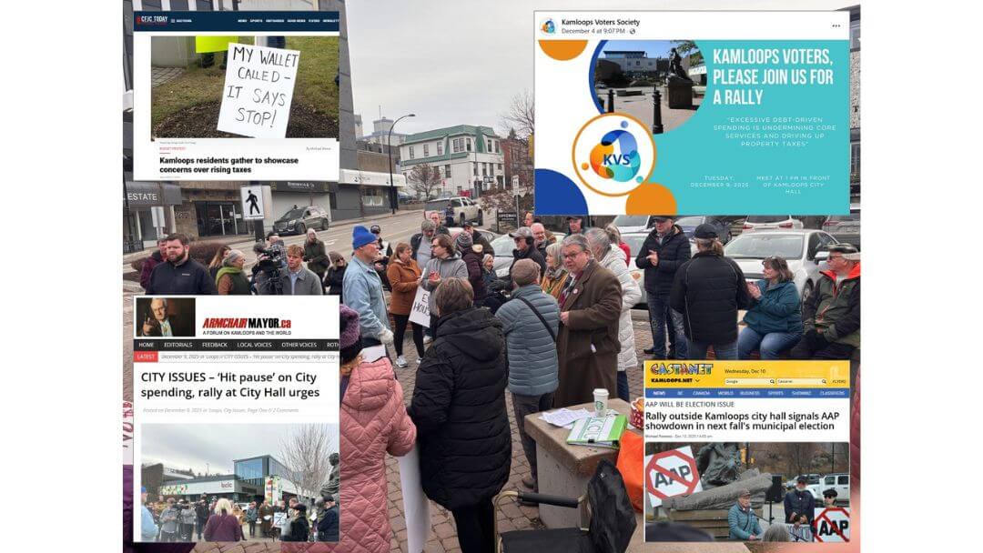 Kamloops Voters Society Rallies at City Hall