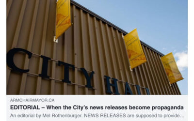 When the City’s news releases become propaganda