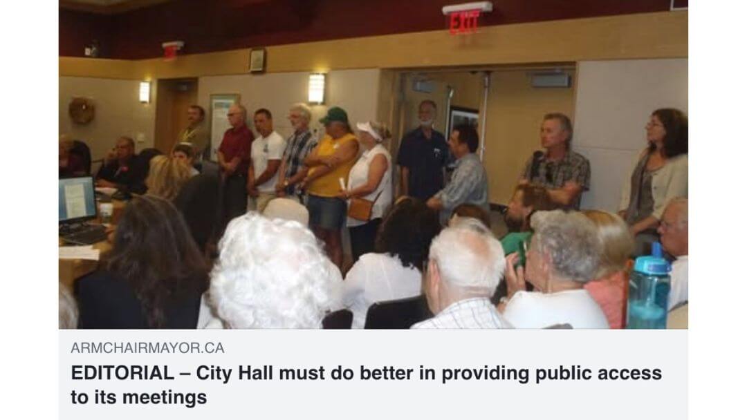 City Hall must do better in providing public access to its meetings