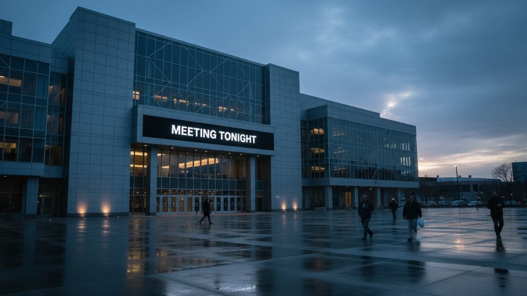 Kamloops budget meeting location exterior