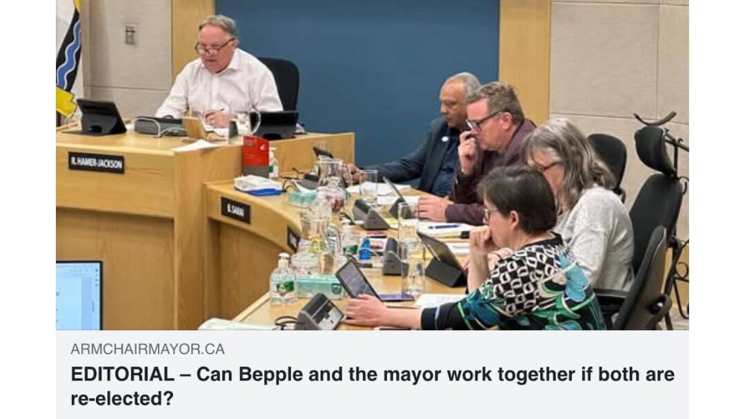 Armchair Mayor article